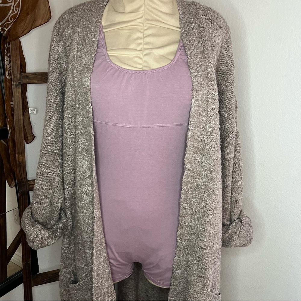 NEW FREE PEOPLE Weekend Friend Shortie Women's Romper In Lilac Size M - Picture 3 of 12